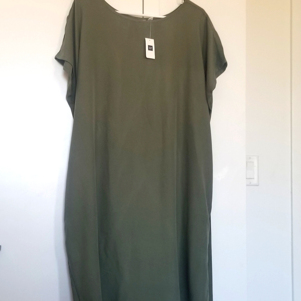 Gap - belted dress with pockets - plus size